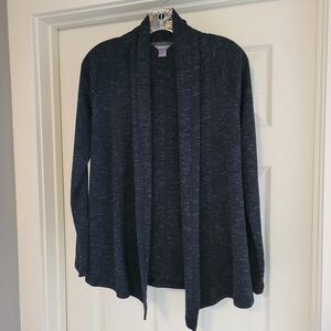 Eddie Bauer Women's Charcoal Open Front Cardigan Sweater XS